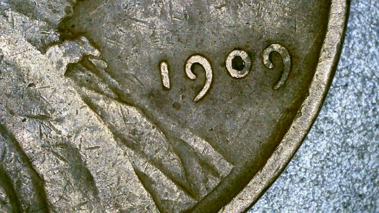 VDB 1909 LINCOLN WHEAT PENNY RARE