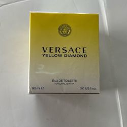 Versace Yellow Diamond Eau de Toilette, 90 ml (3.0 oz), sealed.