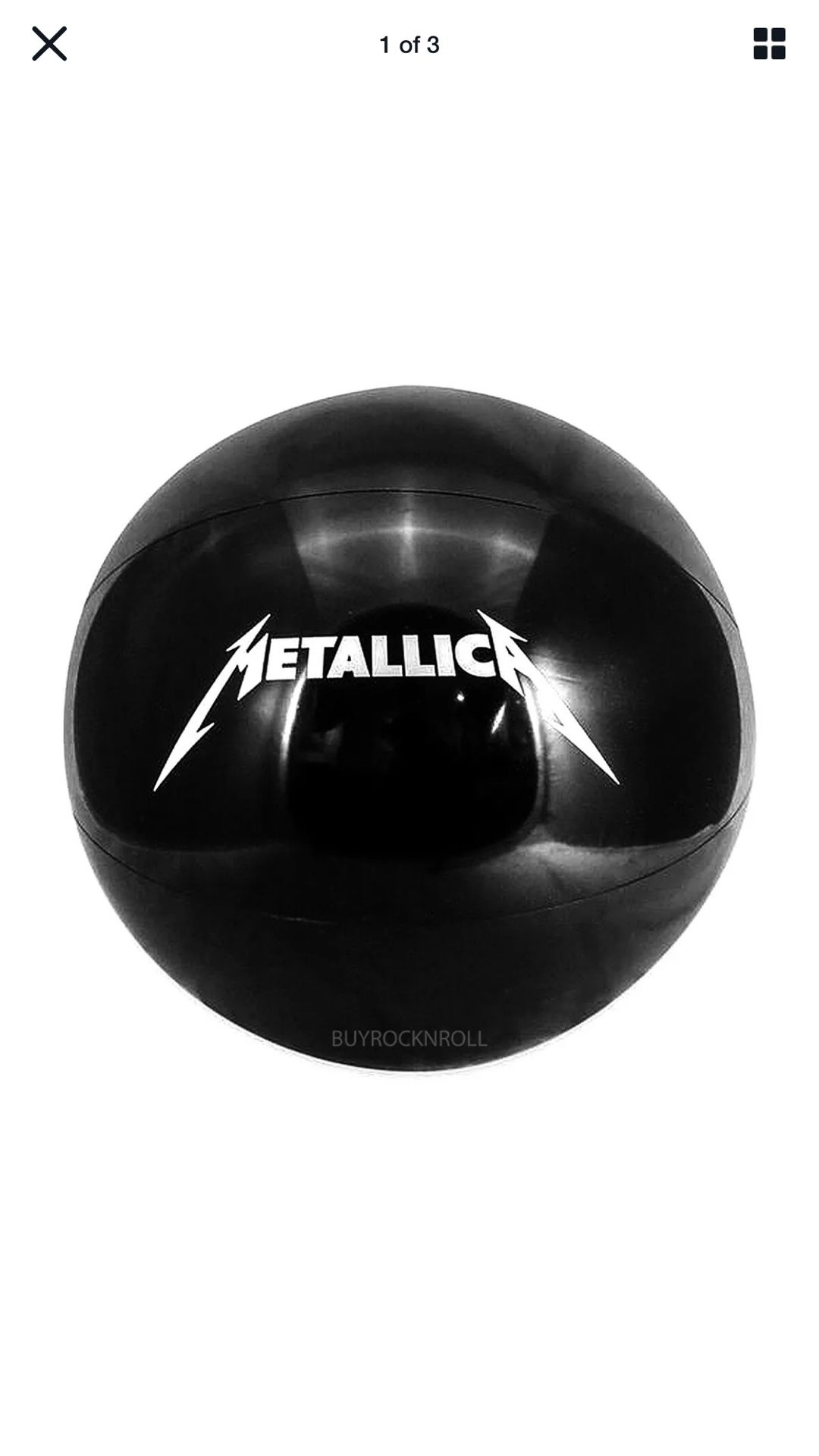 METALLICA ~BEACH BALL ~DEATH MAGNETIC TOUR ~ AUTHENTIC