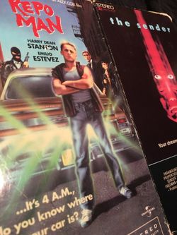 REPO MAN / The Sender VHS