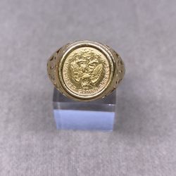 18K /21.6K Dos pesos Ring