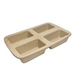 Pampered Chef Stoneware Mini Loaf Pan (1418)