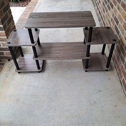 TV Stand Grey/black $20