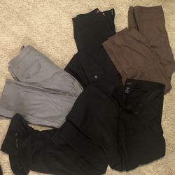 Lot Of 5 Women Dress And Casual Pants Size 12