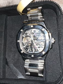 Ice time watch with genuine diamonds box included