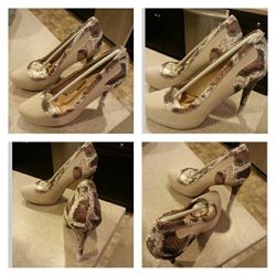 Forever by Paula Abdul Exotic Print Pumps