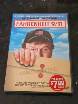 Fahrenheit 9/11 DVD – Michael Moore