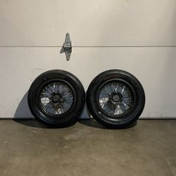 12” Supermoto Wheels Set E&C – Almost Brand New