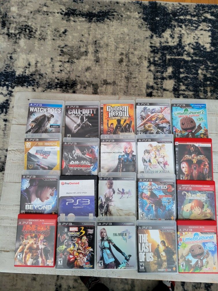 Lot of 20 PS3 Games.