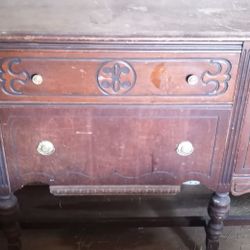 Antique Buffet Table