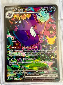 Gengar SIR Pokemon 30th Celebration