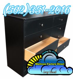 Black eight drawer dresser compressed cajonera Comoda