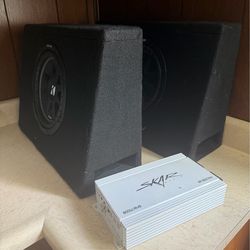 Kicker 10s comp  skar amp 800watt