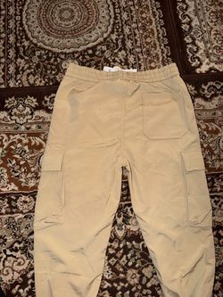 Khaki Cargo Jogger Pants
