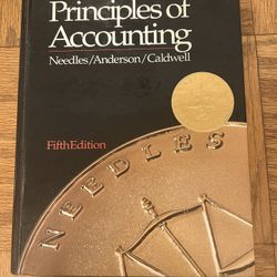 Principles of Accounting – Needles/Anderson/Caldwell – 5th Edition (Excellent Condition) 