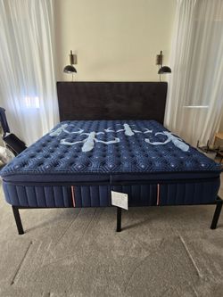King Mattress, bed frame and headboard