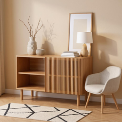 Sapporo Wooden Sideboard Storage Cabinet