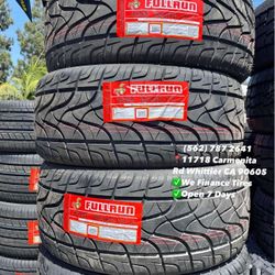 265/35R22 Fullrun New Set of Tires Installed and Balanced Set de Llantas Nuevas Instaladas y Balanceadas