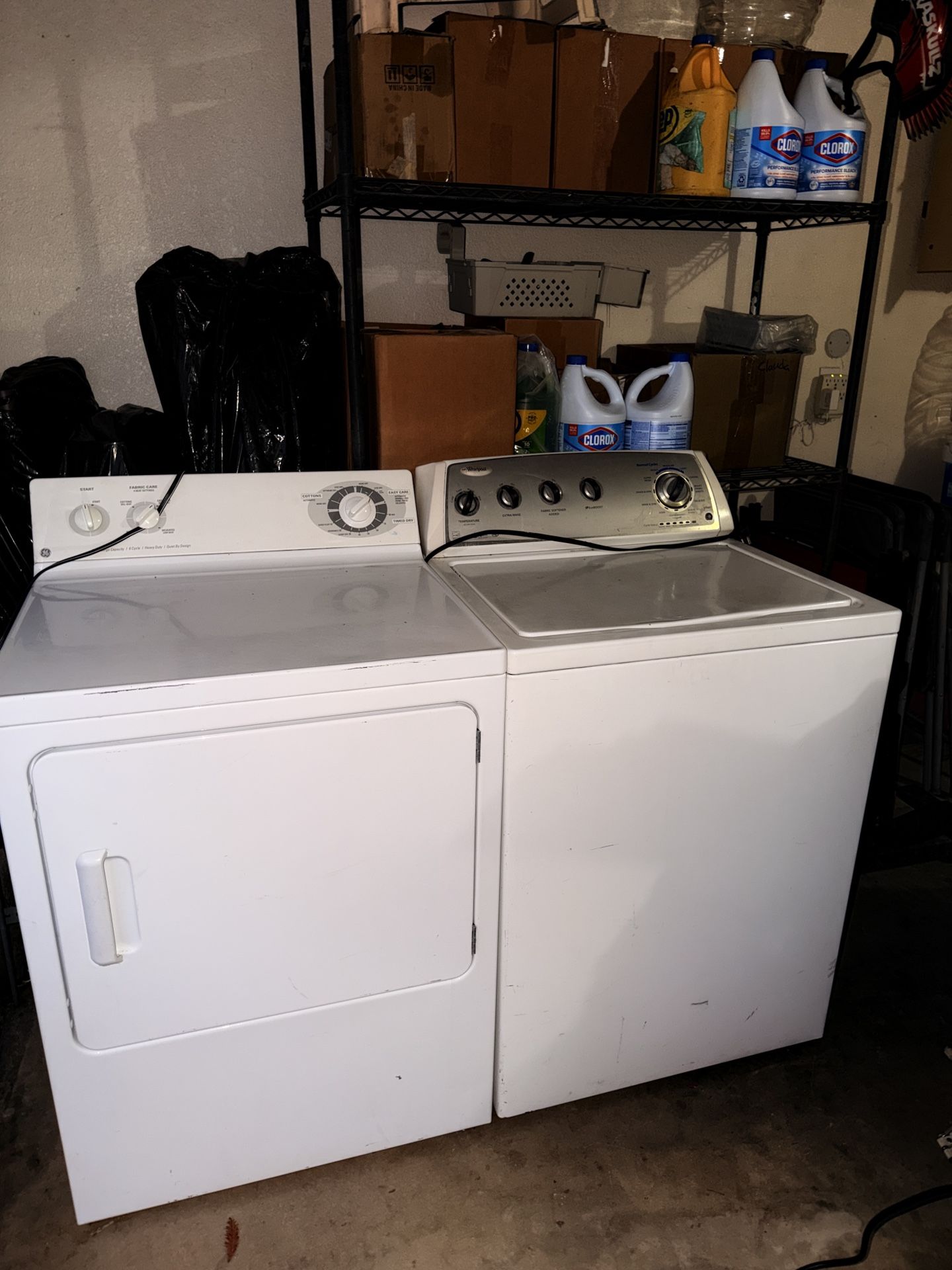 Washer and Dryer
