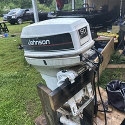 50hp Johnson For Parts Or Refurb