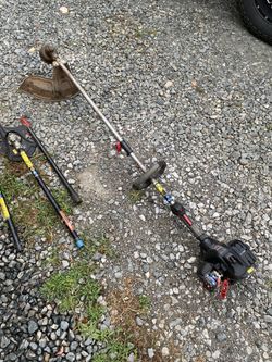 Troy-bilt Weed Eater And Attachments