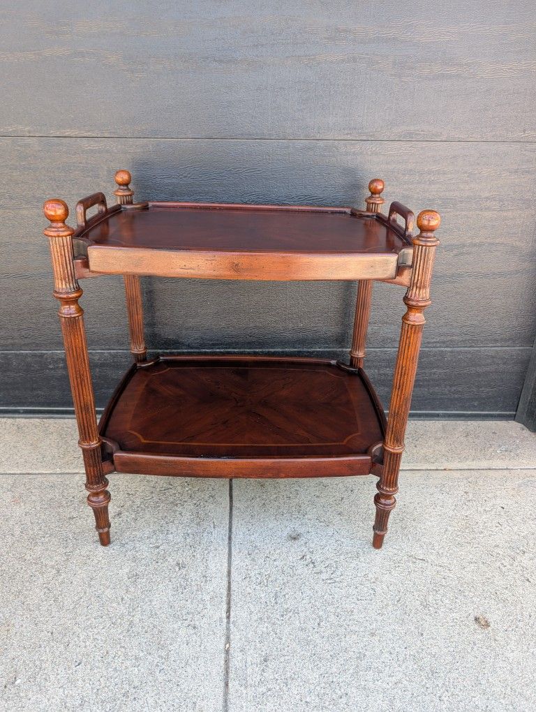 Antique Vintage Tea Or Coffee Or Drink Stand With Removable Tray Top