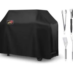 New 58" BBQ GRILL COVER WITH TOOLS