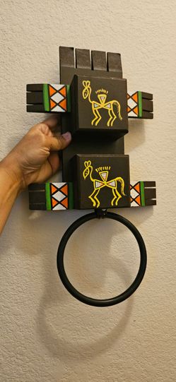 Towel holder /Bathroom decor