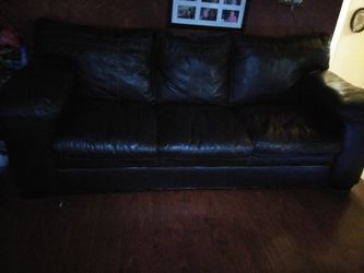 Leather couch