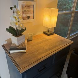 Solid Oak Dresser - Custom Paint/Stain/Hardware Refinish