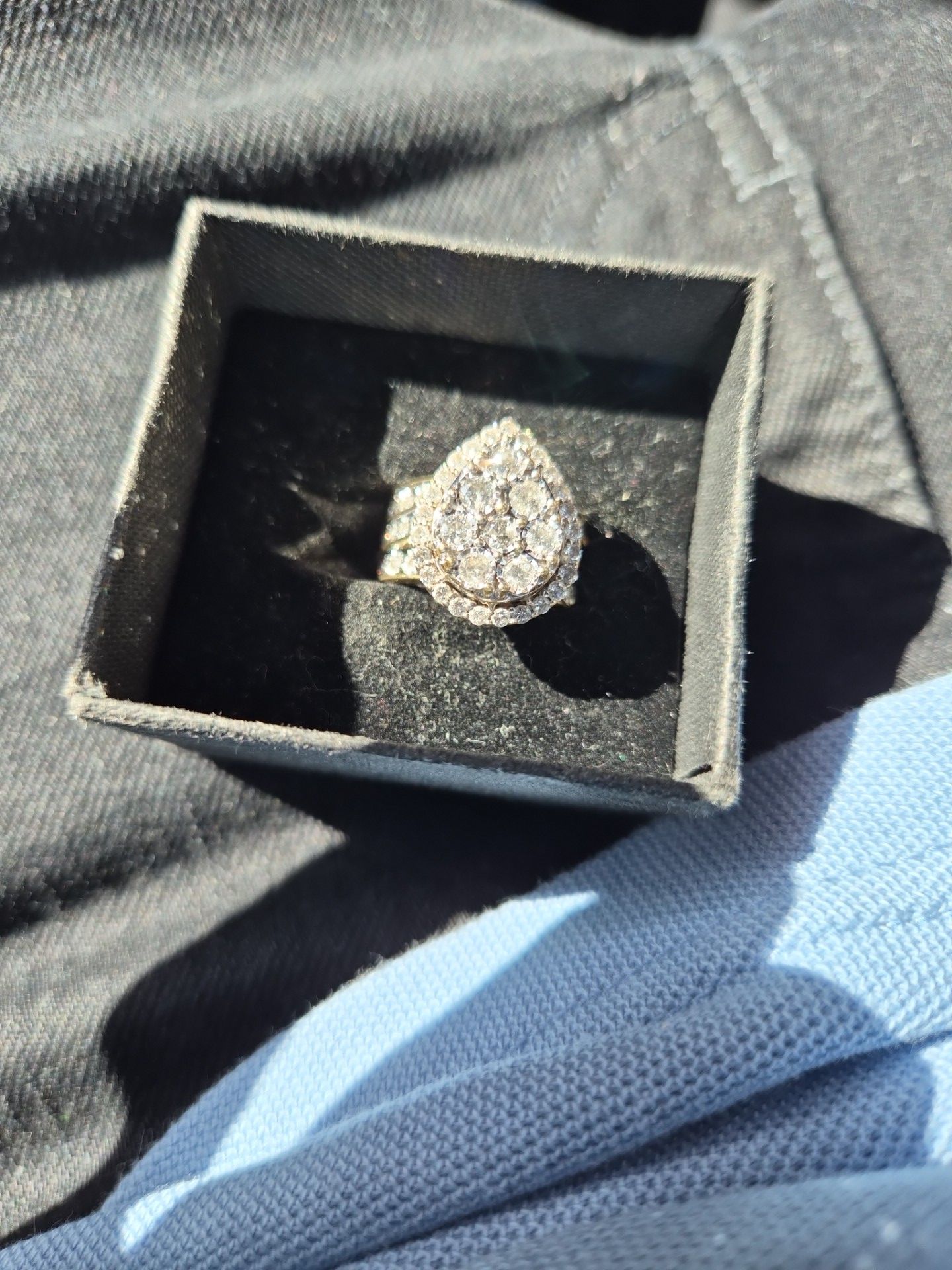Beautiful Pear Shaped Ring