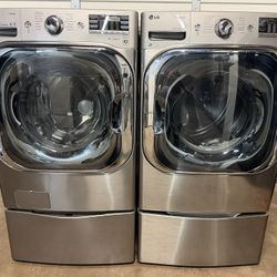 VERY NICE LG 29 JUMBO WASHER AND ELECTRIC DEYER SET EXCELLENT CONDITIONS 