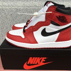 AJ 1 Red Black Drip Chicago Custom Shoes Sneakers (SHIPPING ONLY READ THE  DESCRIPTION) for Sale in New York, NY - OfferUp