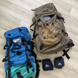 Pair of backpacks, one never used, 
