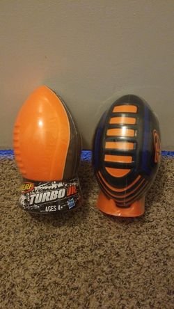 Nerf turbo jr. Football/ Jr. Football with stand