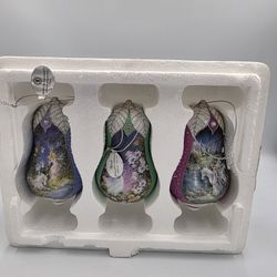 VTG 3 Bradford Edition 2000 Mimi Jobe's Fairyland Porcelain Ornaments 89240