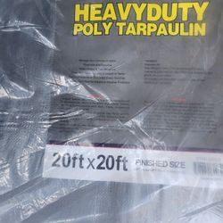 20x20 Silver Tarp