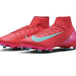 Nike Zoom Mercurial Superfly Academy FG Soccer Cleats Red Mens  Size 9.5