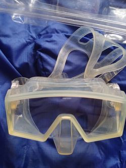 Frameless Dive Mask 100% Clear Silicone Tri View Glass Folding Scuba Diving Snorkeling Freediving Spearfishing Riffe Scubapro Cressi Atomic US High Vo