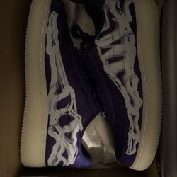 Nike Af1 '07 Qs "Purple Skeleton Halloween (2021 Release)"