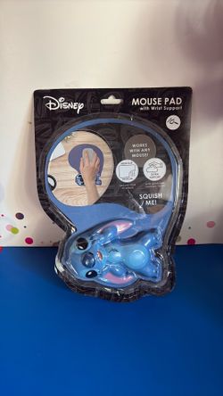 Disney Mouse Pad With Wrist Support Stitch NEW