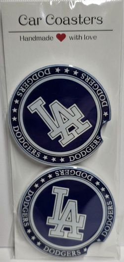 Los Angeles Dodgers Ceramic Car Coasters