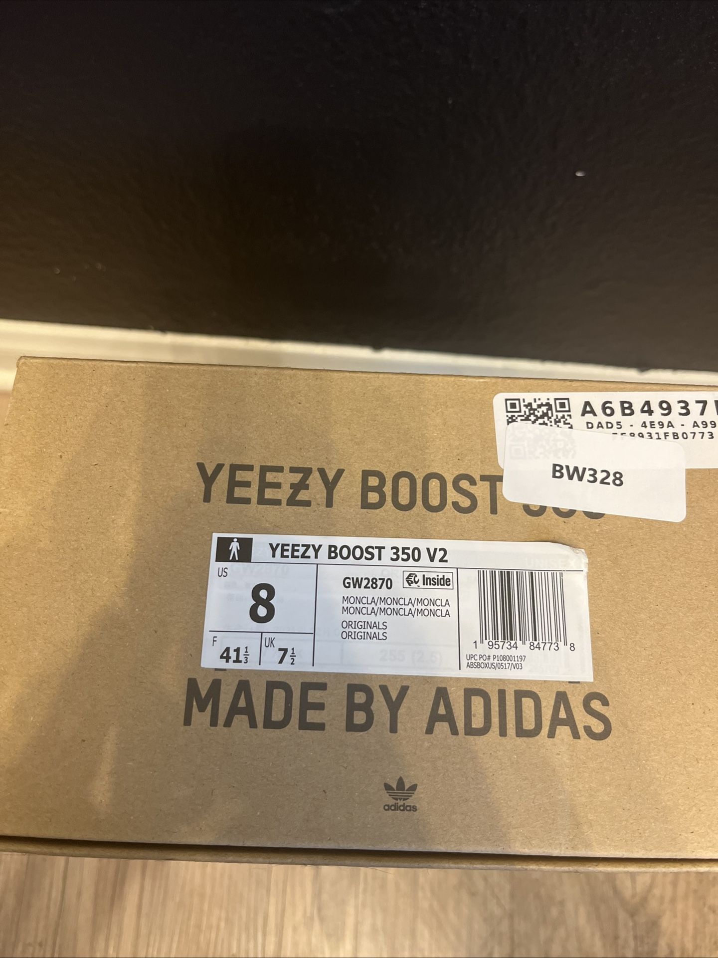 AUTHENTIC Adidas Yeezy Boost 350 V2 ‘Mono Clay’ GW 2870 Sz 8 CLEAN