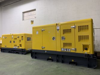 New  RHINO RG30K Diesel Generator ( Powered By Kubota ) Hablo Español 