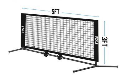 FDLS Portable Small Pickleball Net for Indoor Outdoor Multiple Size |Lightweight & Portable |Easy Set up