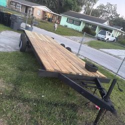 20 ft trailer, New tires,New lights, New wiring and New deck.Comes with bill of sale.
