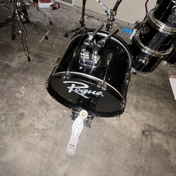Rogue Drumset, Agazarian Cymbals.