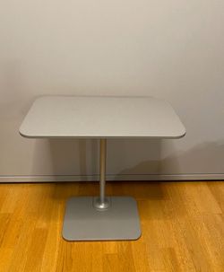 Steelcase modern side table,  laptop table, Gray
