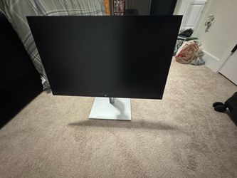 Two computer monitors