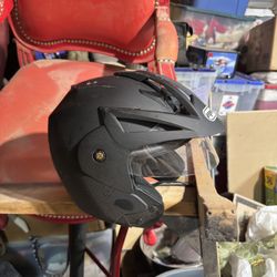 MMG Black Motorcycle Helmet